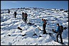 Sneeuwschoenwandeling vanuit Ascharina naar Jägglisch Horn, Zwitserland , zaterdag 9 januari 2016