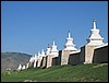 Erdene Zuu klooster, Karakorum, Mongolië , zaterdag 12 juli 2003