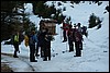 Sneeuwwandelen in de Rosengarten, Italië , maandag 25 februari 2008