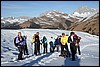 Sneeuwschoenwandeling vanuit Ascharina naar Jägglisch Horn, Zwitserland , zaterdag 9 januari 2016