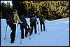 Sneeuwschoenwandeling vanuit Ascharina naar Chrüz, Zwitserland , zaterdag 9 januari 2016