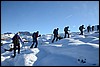 Sneeuwschoenwandeling vanuit Ascharina naar Chrüz, Zwitserland , zaterdag 9 januari 2016