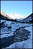 Sneeuwschoenwandeling vanuit Klosters richting Silvretta, Zwitserland , zaterdag 9 januari 2016