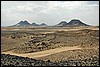 zwarte woestijn omgeving Bahariya, Egypte , woensdag 10 november 2004