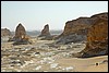 witte woestijn Farafra, Egypte , vrijdag 12 november 2004