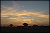 zonsondergang witte woestijn Farafra, Egypte , zaterdag 13 november 2004