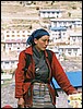 markt in Namche Bazaar, Nepal , zaterdag 1 mei 2004