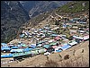 omgeving Namche Bazaar, Nepal , zaterdag 1 mei 2004