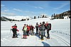 Sneeuwwandelen in NP Fanes Sennes, Italie , zondag 22 februari 2009