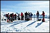 Sneeuwwandelen in NP Fanes Sennes, Italie , zondag 22 februari 2009