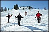 Sneeuwwandelen in NP Fanes Sennes, Italie , zondag 22 februari 2009