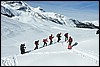 Sneeuwwandelen in NP Fanes Sennes, Italie , zondag 22 februari 2009