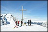 Sneeuwwandelen in NP Fanes Sennes, Italie , zondag 22 februari 2009