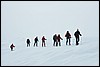 Sneeuwwandelen in NP Fanes Sennes, Italie , dinsdag 24 februari 2009