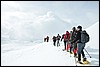 Sneeuwwandelen in NP Fanes Sennes, Italie , dinsdag 24 februari 2009