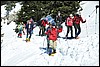 Sneeuwwandelen in NP Fanes Sennes, Italie , woensdag 25 februari 2009