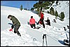 Sneeuwwandelen in NP Fanes Sennes, Italie , woensdag 25 februari 2009