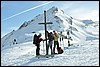 Sneeuwwandelen in NP Fanes Sennes, Italie , donderdag 26 februari 2009