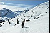 Sneeuwwandelen in NP Fanes Sennes, Italie , donderdag 26 februari 2009