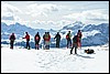 Sneeuwwandelen in NP Fanes Sennes, Italie , vrijdag 27 februari 2009