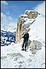 Sneeuwwandelen in NP Fanes Sennes, Italie , vrijdag 27 februari 2009