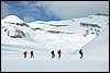 Sneeuwwandelen in NP Fanes Sennes, Italie , vrijdag 27 februari 2009