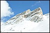 Sneeuwwandelen in NP Fanes Sennes, Italie , vrijdag 27 februari 2009