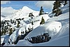 Sneeuwwandelen in NP Fanes Sennes, Italie , vrijdag 27 februari 2009