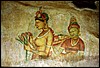 Fresco at Sigiriya, Sri Lanka , zondag 12 september 1993