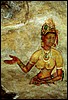 Fresco at Sigiriya, Sri Lanka , zondag 12 september 1993