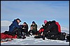 Lunch tijdens wintertocht, IJsland , vrijdag 17 februari 2012