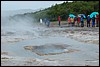 Geysir, IJsland , maandag 21 juli 2008