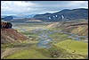 trekking van Reykjadalur naar Hrafntinnusker, IJsland , vrijdag 25 juli 2008