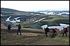 trekking van Reykjadalur naar Hrafntinnusker, IJsland , vrijdag 25 juli 2008