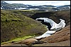 trekking van Reykjadalur naar Hrafntinnusker, IJsland , vrijdag 25 juli 2008