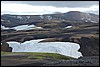 trekking van Hrafntinnusker  naar Landmannalaugar , IJsland , zaterdag 26 juli 2008