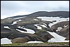 trekking van Hrafntinnusker  naar Landmannalaugar , IJsland , zaterdag 26 juli 2008