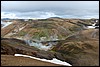 trekking van Hrafntinnusker  naar Landmannalaugar , IJsland , zaterdag 26 juli 2008