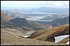 trekking van Hrafntinnusker  naar Landmannalaugar , IJsland , zaterdag 26 juli 2008