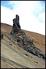 trekking van Hrafntinnusker  naar Landmannalaugar , IJsland , zaterdag 26 juli 2008