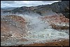 trekking van Hrafntinnusker  naar Landmannalaugar , IJsland , zaterdag 26 juli 2008