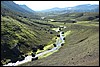 trekking van Eldgja naar Strutslaug, IJsland , dinsdag 29 juli 2008