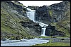 waterval bij Eldgja, IJsland , vrijdag 1 augustus 2008