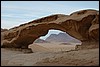 natuurlijke brug, Wadi Rum - Jordanië , maandag 31 december 2007