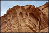 rotsformatie in Wadi Rum - JordaniÃ« , dinsdag 1 januari 2008