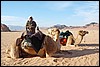 kameel eigenaar, Wadi Rum - JordaniÃ« , woensdag 2 januari 2008
