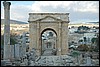 poort in Cardo, Jerash -  Jordanië , zaterdag 22 december 2007