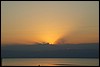 zonsondergang Dode zee, JordaniÃ« , zondag 23 december 2007