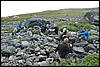 trektocht door Lovozero gebergte, Kola, Rusland , vrijdag 14 augustus 2009