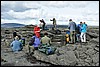 trektocht door Lovozero gebergte, Kola, Rusland , zaterdag 15 augustus 2009